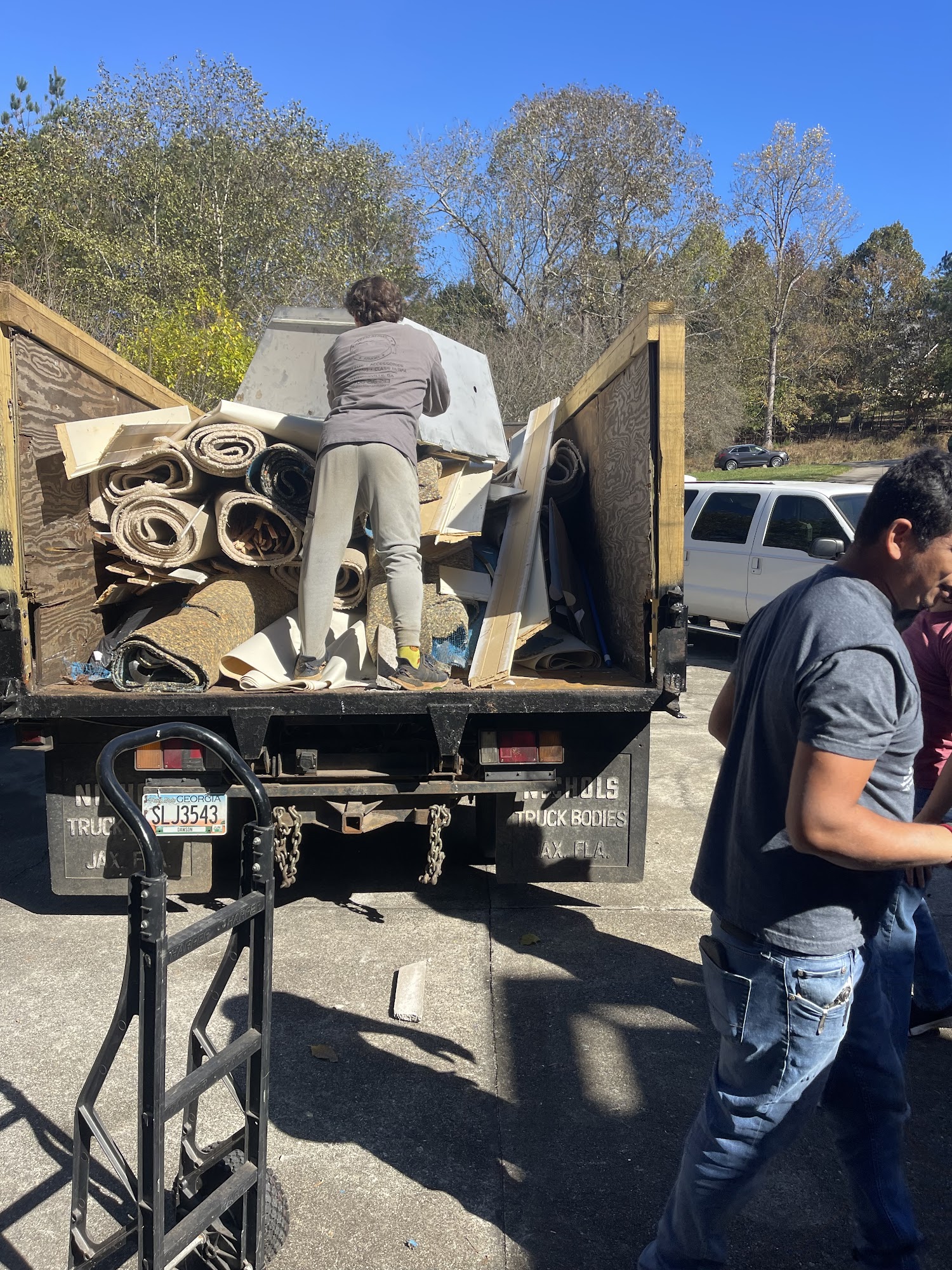 Tony Frias and his crew loading a job in North Georgia